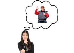 woman thinking about woman waving