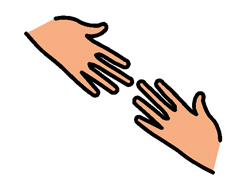 two hands 